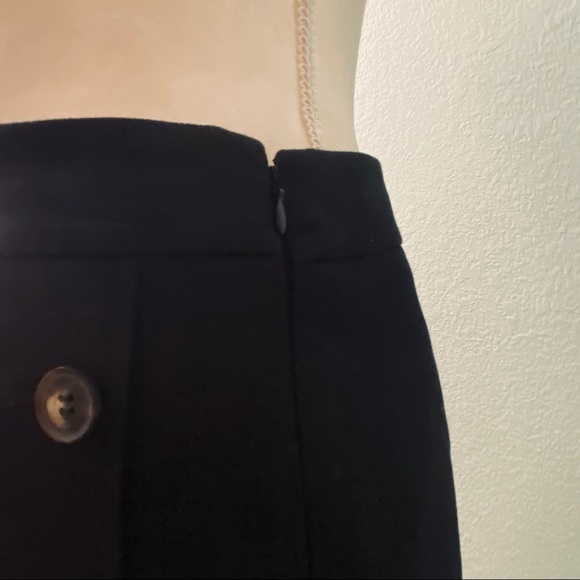 Ann Taylor Factory Side Button  Trim A-Line Skirt - Picture 4 of 6